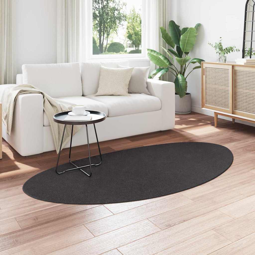 vidaXL Carpet HUARTE Anthracite 100 x 200 cm Polyester 3