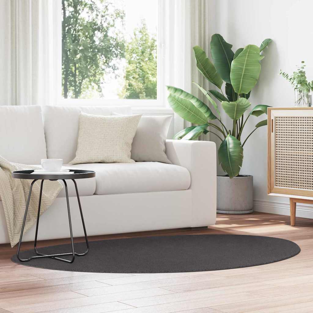 vidaXL Carpet HUARTE Anthracite 120 x 170 cm Polyester 1
