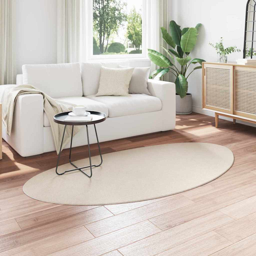 vidaXL Carpet HUARTE Beige 100 x 200 cm Polyester 3