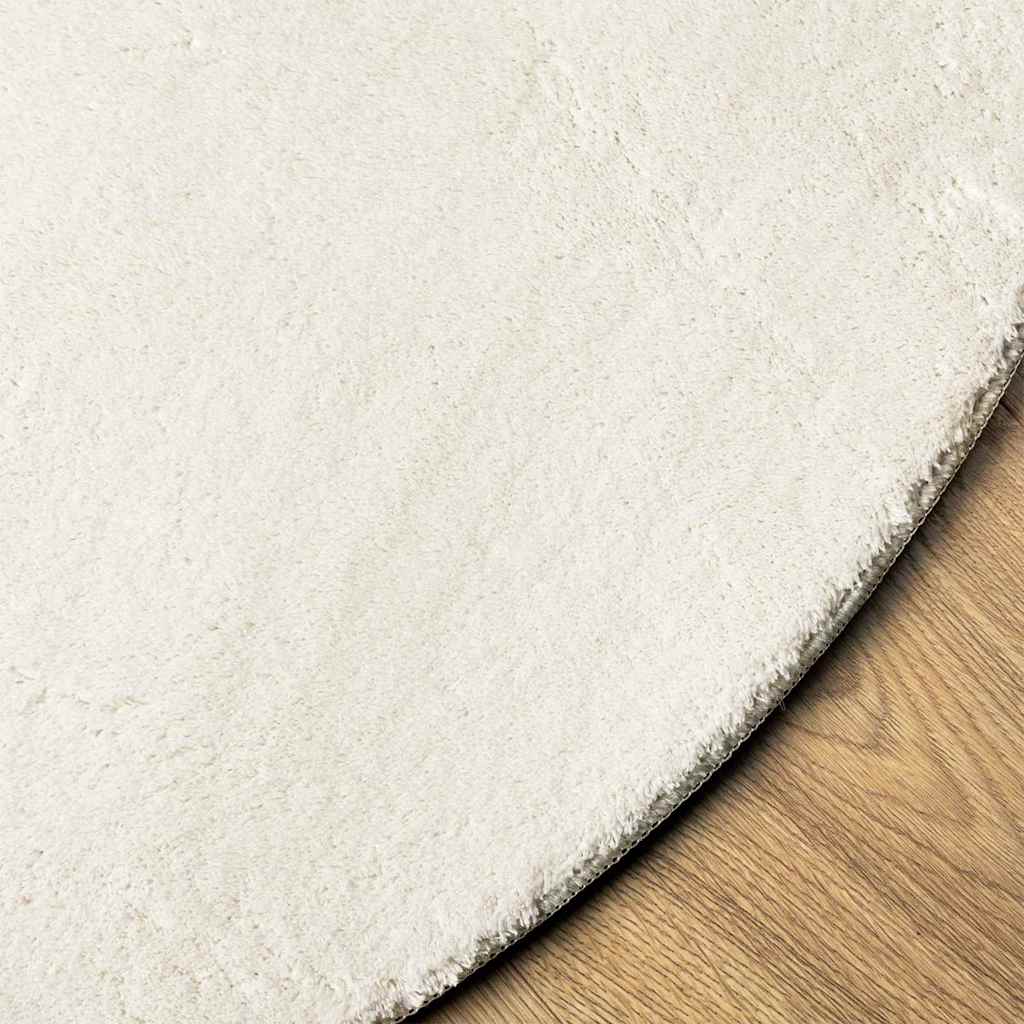 vidaXL Carpet HUARTE Cream 120 x 170 cm Polyester 4
