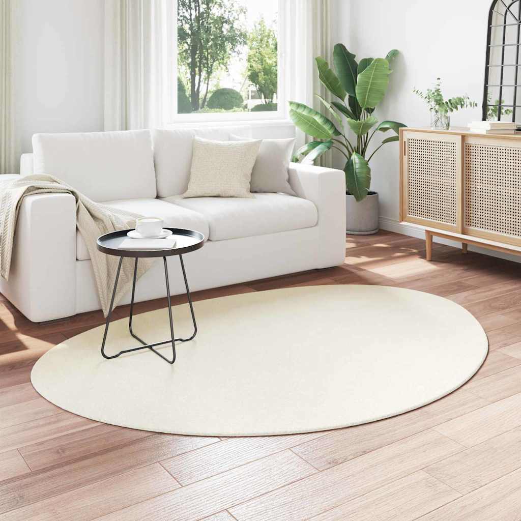 vidaXL Carpet HUARTE Cream 120 x 170 cm Polyester 3