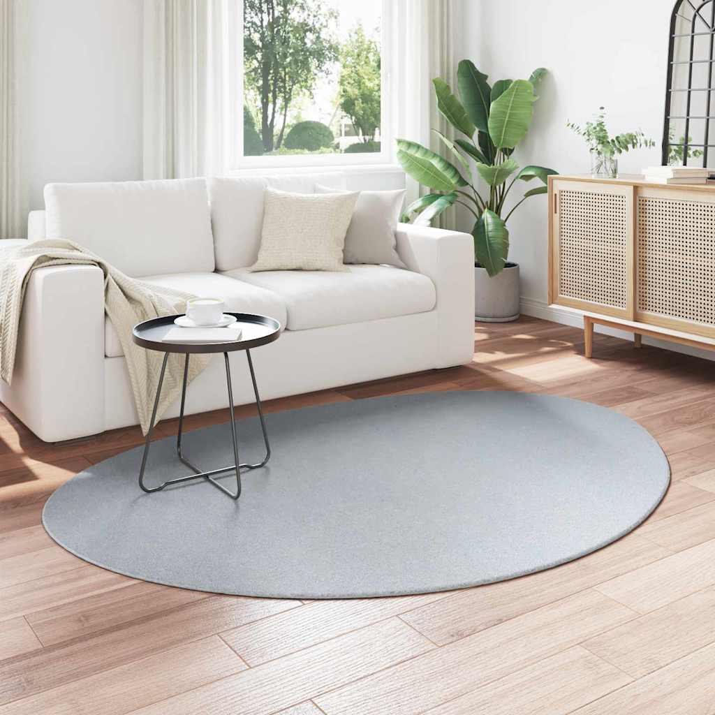 vidaXL Carpet HUARTE Grey 140 x 200 cm Polyester 3