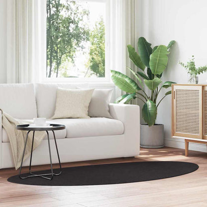 vidaXL Carpet HUARTE Black 100 x 200 cm Polyester 1