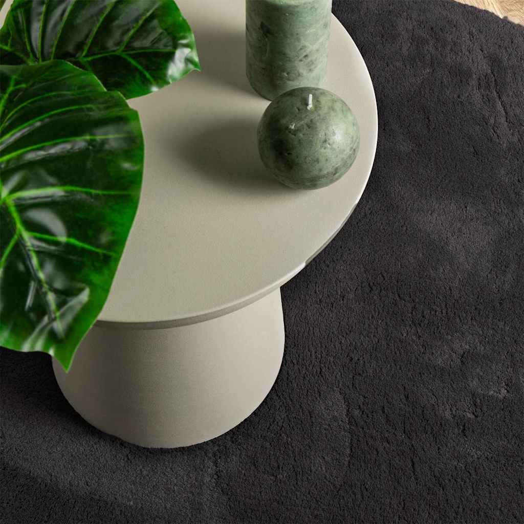 vidaXL Carpet HUARTE Black 120 x 170 cm Polyester 6