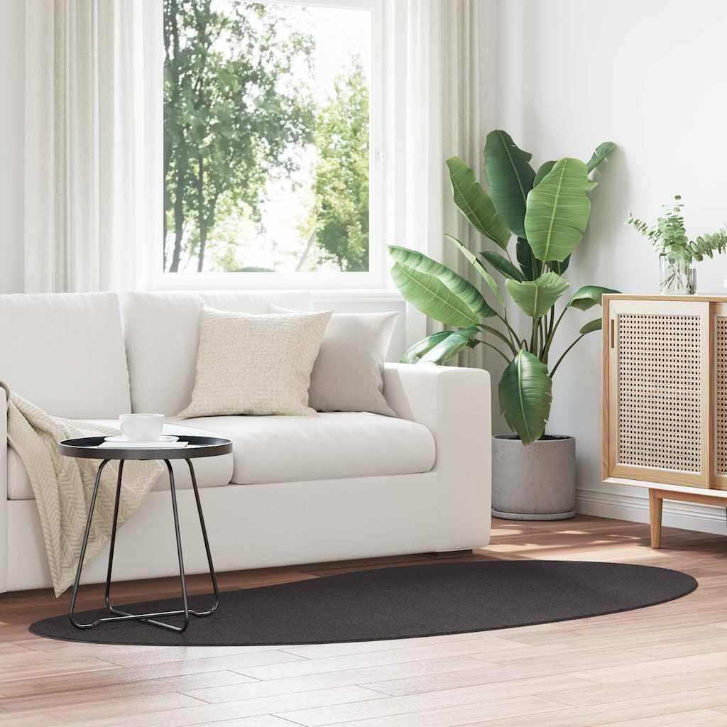 vidaXL Carpet HUARTE Anthracite 100 x 200 cm Polyester 1