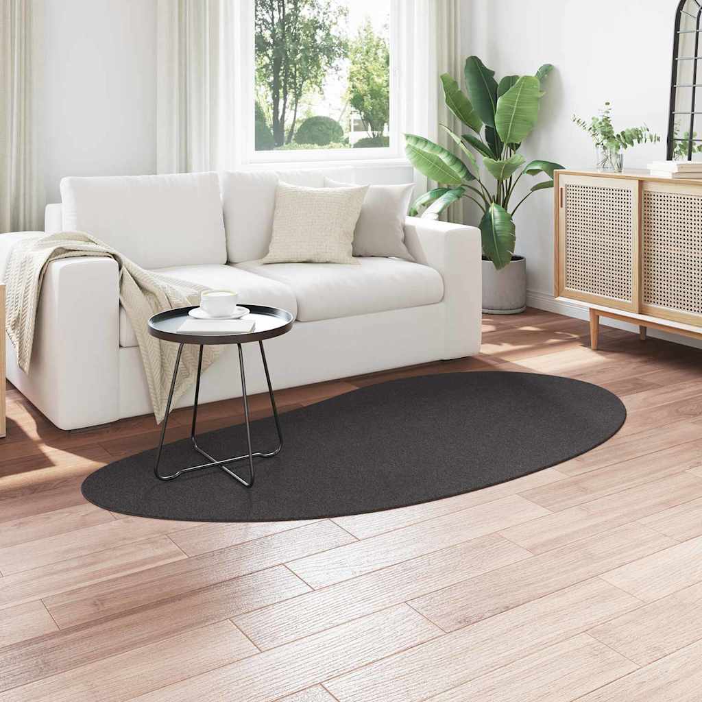 vidaXL Carpet HUARTE Anthracite 100 x 200 cm Polyester 3