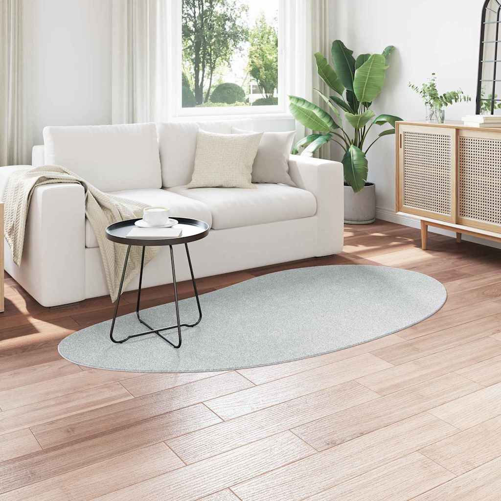 vidaXL Carpet HUARTE Grey 100 x 200 cm Polyester 3