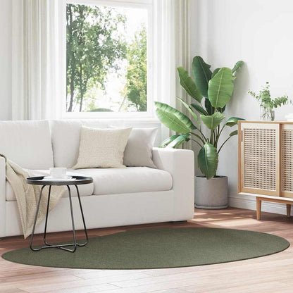 vidaXL Carpet HUARTE Polyester Oval-raindrop Length 200 cm