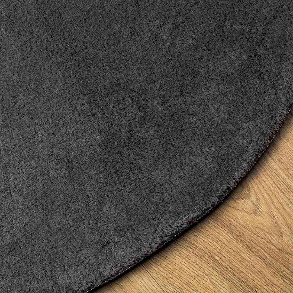 vidaXL Carpet HUARTE Anthracite 120 x 170 cm Polyester 4