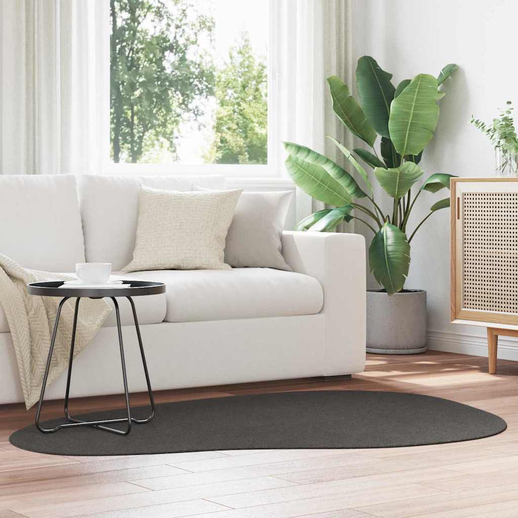 vidaXL Carpet HUARTE Anthracite 120 x 170 cm Polyester 1