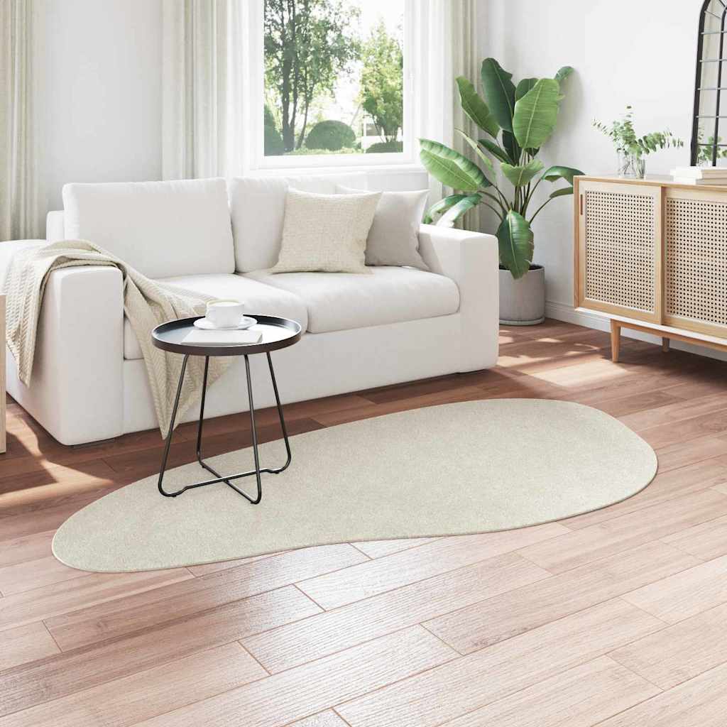 vidaXL Carpet HUARTE Cream 100 x 200 cm Polyester 3
