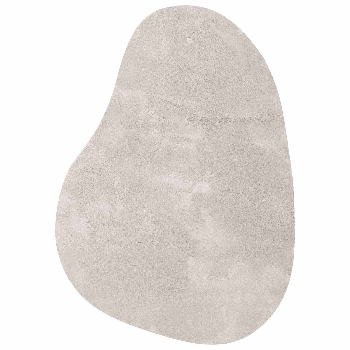 Carpet HUARTE 120 x 170 cm Polyester Oval-wave edge Length 170 cm Sand