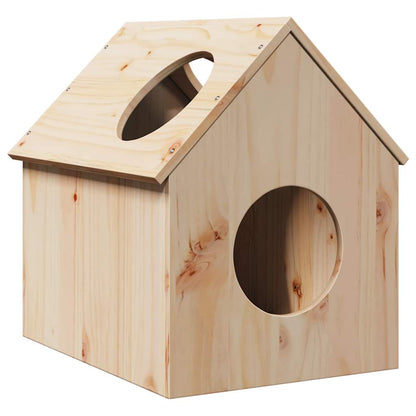 vidaXL Cat House 41x50x50 cm Solid Wood Pine 1