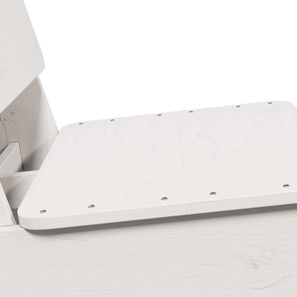 vidaXL Garden Chair White 60x64x70.5 cm Solid Wood Pine 6
