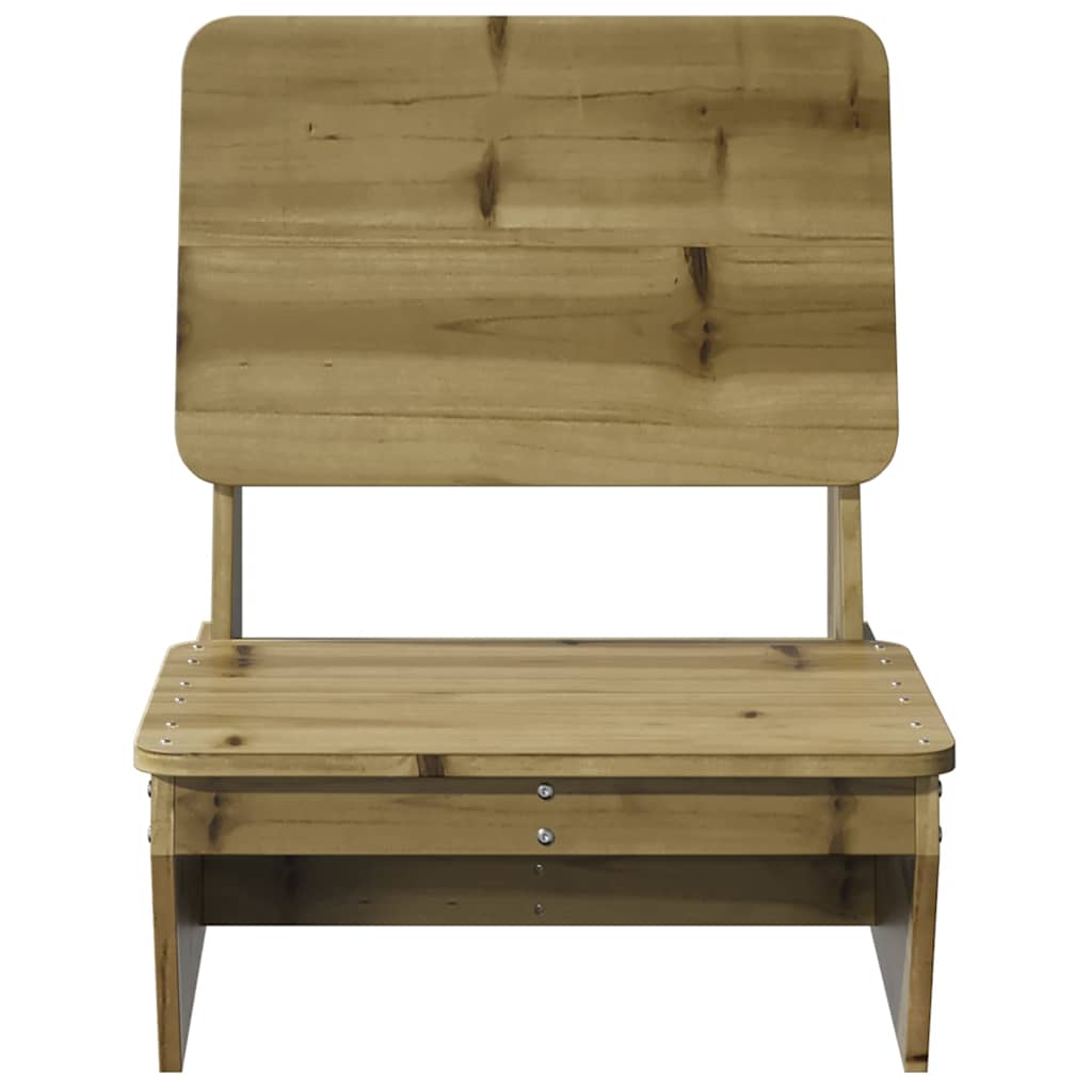 vidaXL Garden Chair 60x64x70.5 cm Impregnated Wood Pine 3