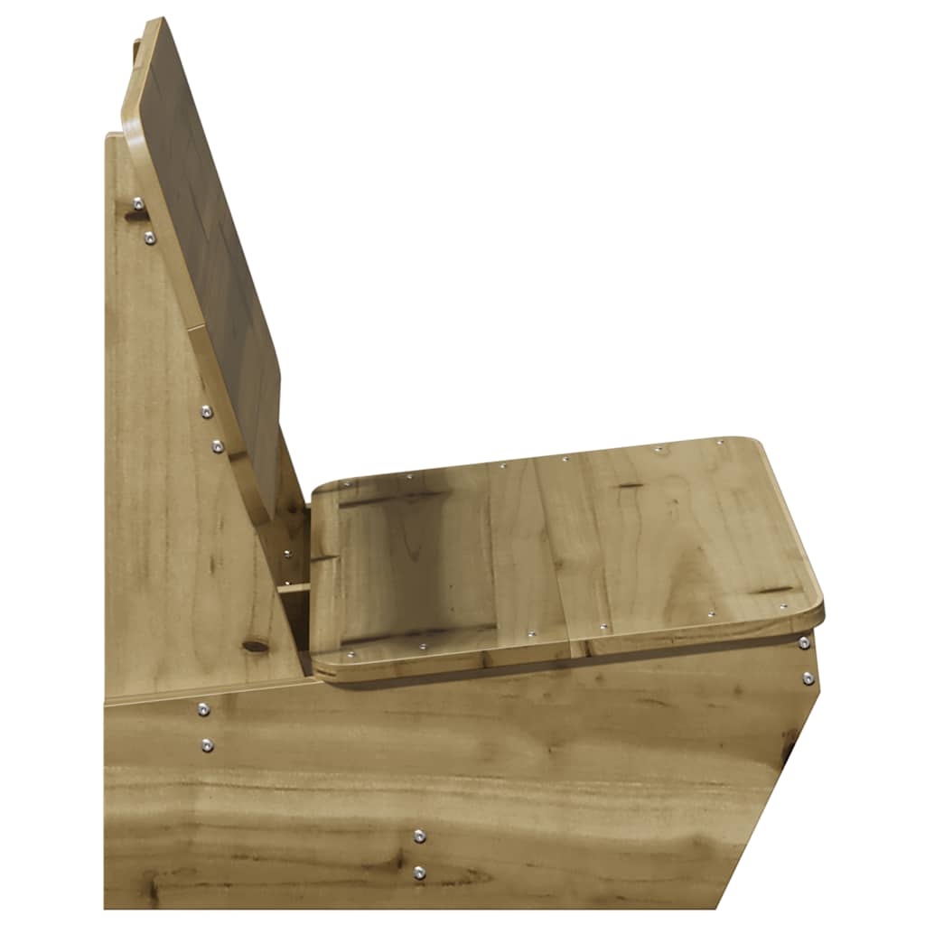 vidaXL Garden Chair 60x64x70.5 cm Impregnated Wood Pine 4