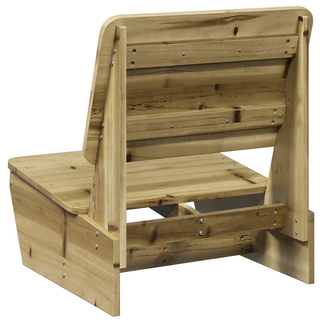 vidaXL Garden Chair 60x64x70.5 cm Impregnated Wood Pine 5