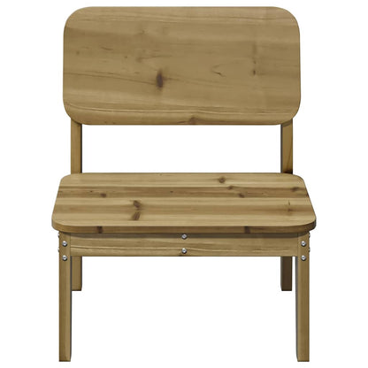 vidaXL Garden Chair 60x52.5x72 cm Impregnated Wood Pine 3