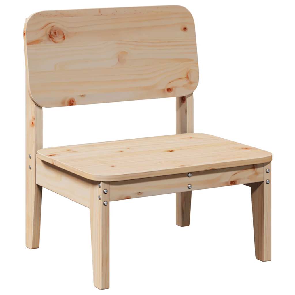 vidaXL Garden Chairs 2 pcs 60x52,5x72 cm Solid Wood Pine 3