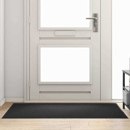 vidaXL Doormat Black 90 x 150 cm 100% Polyamide 1