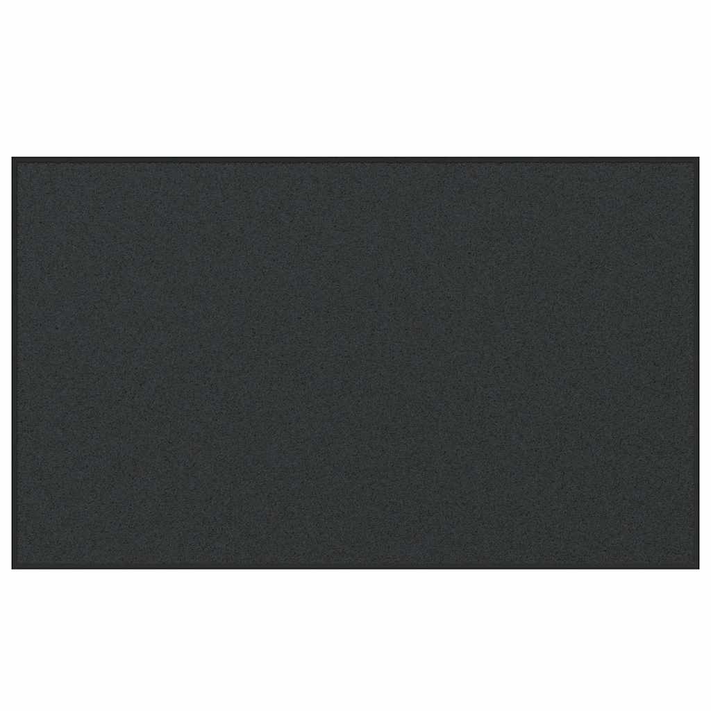 vidaXL Doormat Black 90 x 150 cm 100% Polyamide 2