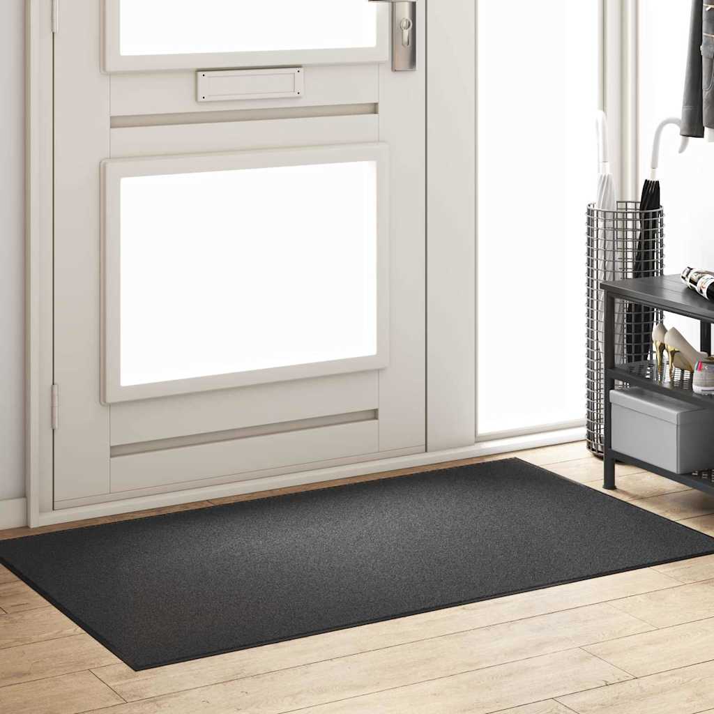 vidaXL Doormat Anthracite and Black 90 x 150 cm 100% Polyamide 3