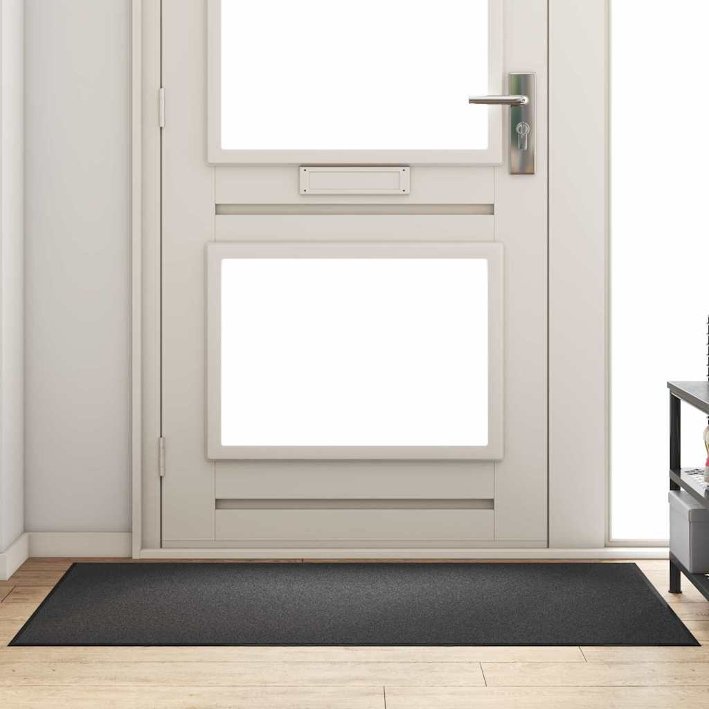 vidaXL Doormat Anthracite and Black 90 x 150 cm 100% Polyamide 1