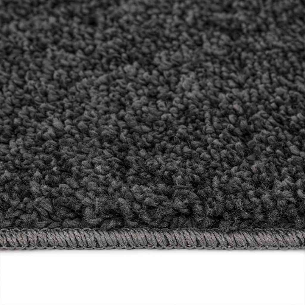 vidaXL Anti-slip Shaggy Rug Dark Grey 160 x 160 cm PP 6