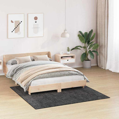 vidaXL Anti-slip Shaggy Rug Dark Grey 160 x 160 cm PP 3