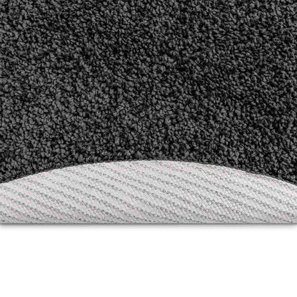 vidaXL Anti-slip Shaggy Rug Dark Grey 160 x 160 cm PP 4