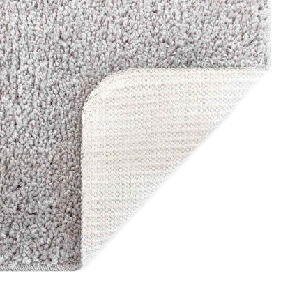vidaXL Anti-slip Shaggy Rug Grey 160 x 160 cm PP 4