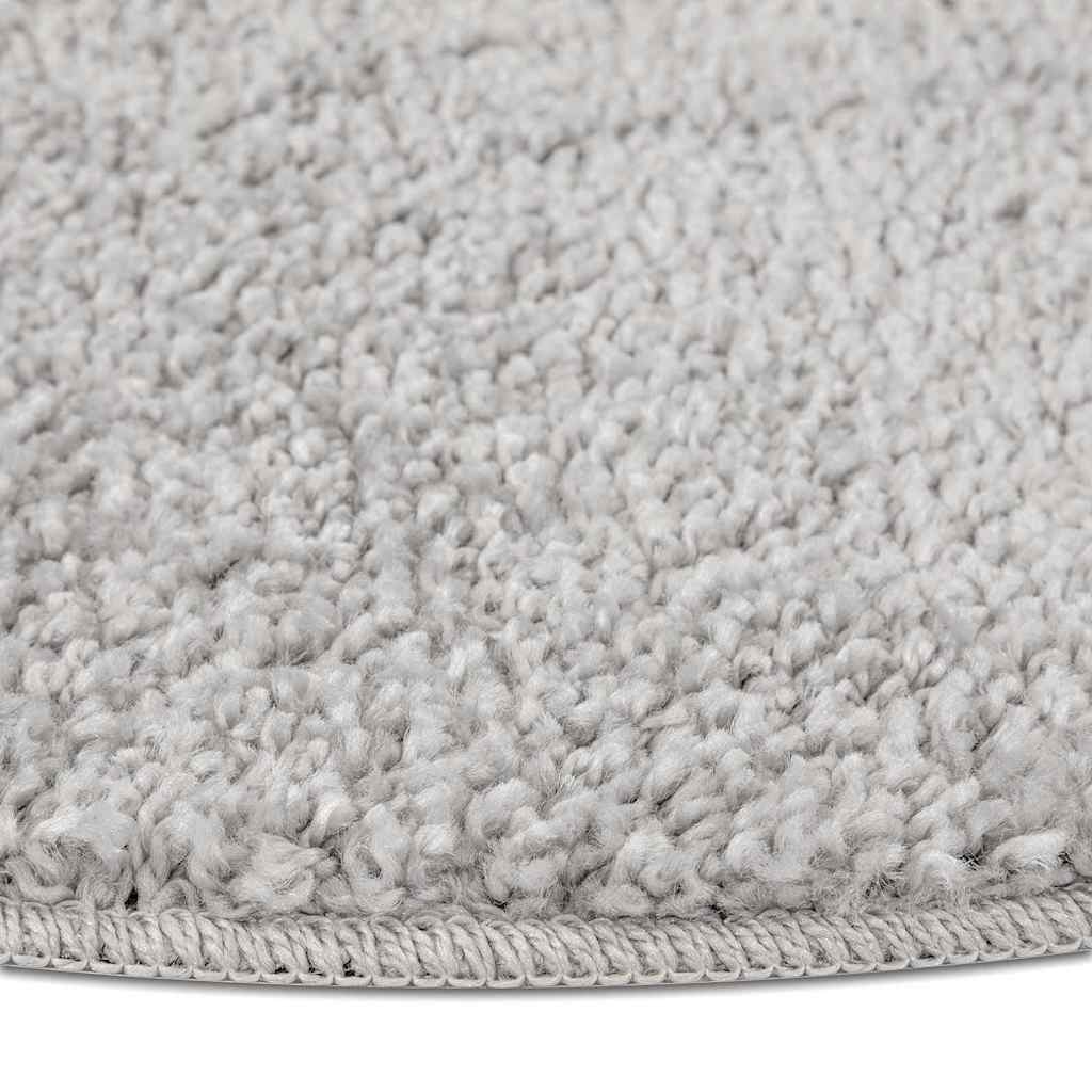 vidaXL Anti-slip Shaggy Rug Grey 160 x 160 cm PP 6