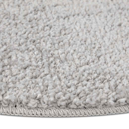 vidaXL Anti-slip Shaggy Rug Grey 160 x 160 cm PP 6