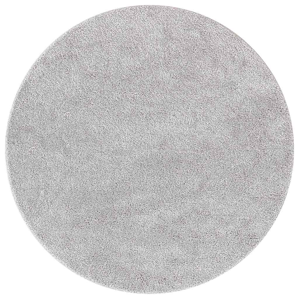 vidaXL Anti-slip Shaggy Rug Grey 160 x 160 cm PP 2