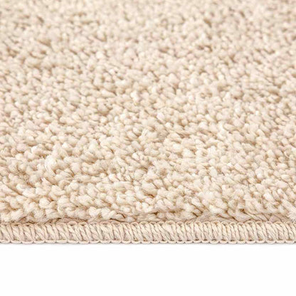 vidaXL Anti-slip Shaggy Rug Cream 160 x 160 cm PP 6