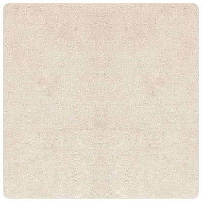 vidaXL Anti-slip Shaggy Rug Cream 160 x 160 cm PP 2
