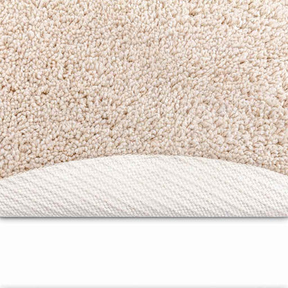 vidaXL Anti-slip Shaggy Rug Cream 160 x 160 cm PP 4