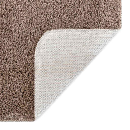 vidaXL Anti-slip Shaggy Rug Brown 140 x 200 cm PP 4