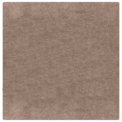 vidaXL Anti-slip Shaggy Rug Brown 160 x 160 cm PP 2