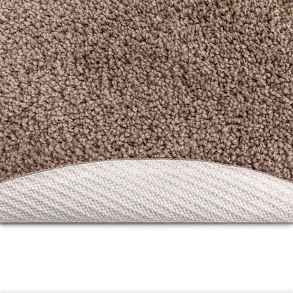 vidaXL Anti-slip Shaggy Rug Brown 160 x 160 cm PP 4