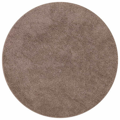 vidaXL Anti-slip Shaggy Rug Brown 160 x 160 cm PP 2