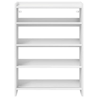 vidaXL Shoe Rack White 60x25x81 cm Engineered Wood 4