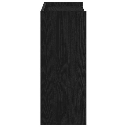 vidaXL Shoe Rack Black 60x25x62 cm Engineered Wood 5