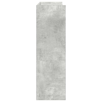 vidaXL Shoe Rack Concrete Grey 80x25x81 cm Engineered Wood 5