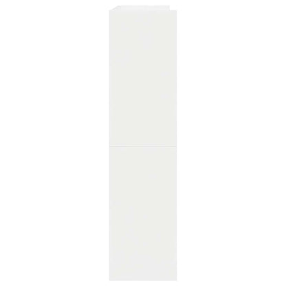 vidaXL Shoe Rack White 80x25x62 cm Engineered Wood 5