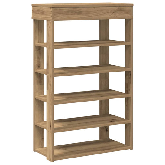 Shoe Rack 60x30x98 cm Engineered Wood Artisan oak 60 cm