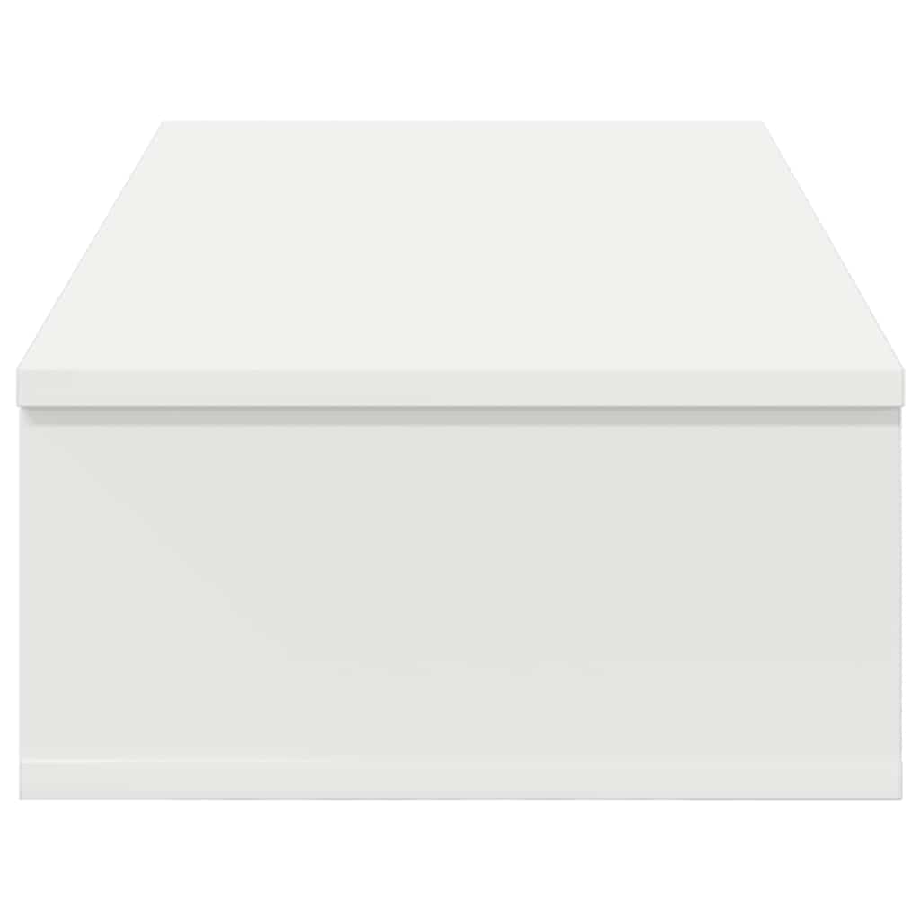vidaXL Wall Shelf with Drawers White 80x34x17 cm Engineered Wood 5