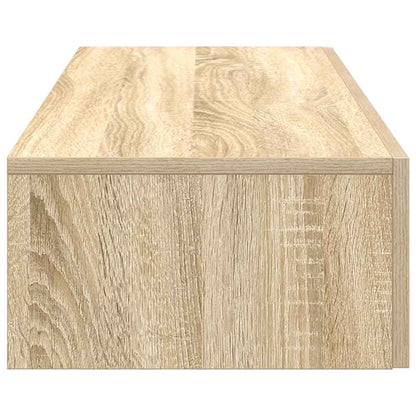 vidaXL Wall Shelf with Drawers Sonoma Oak 60x26.5x15 cm Engineered Wood 5
