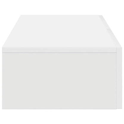vidaXL Wall Shelf with Drawers White 80x33x17 cm Engineered Wood 5