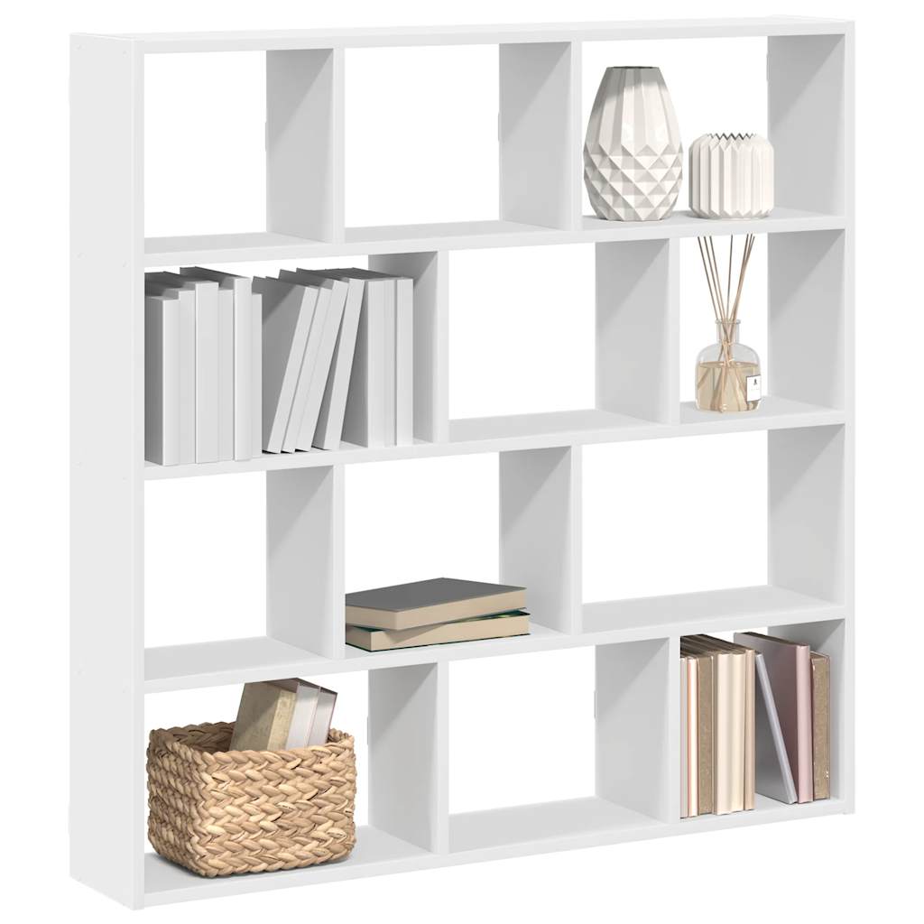 vidaXL Wall Cube Shelf 12 Compartments Engineered Wood
